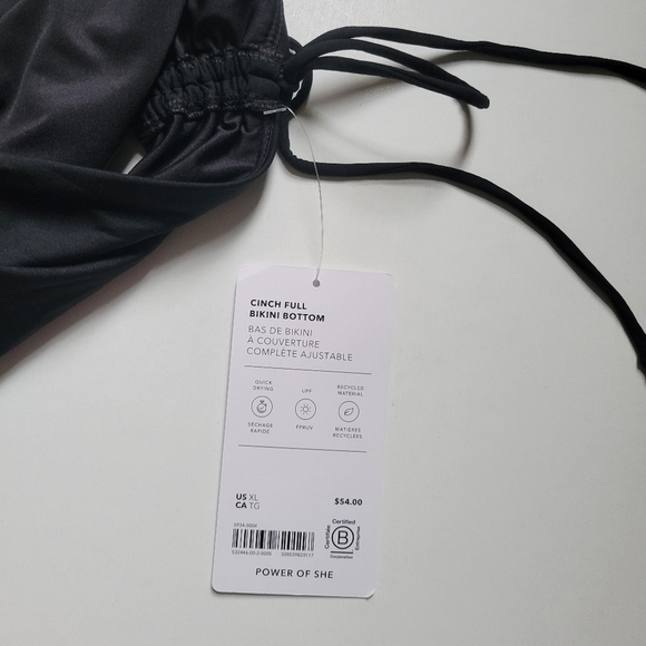 Athleta NWT Cinch Full Bikini Bottom size XL. - Picture 8 of 11